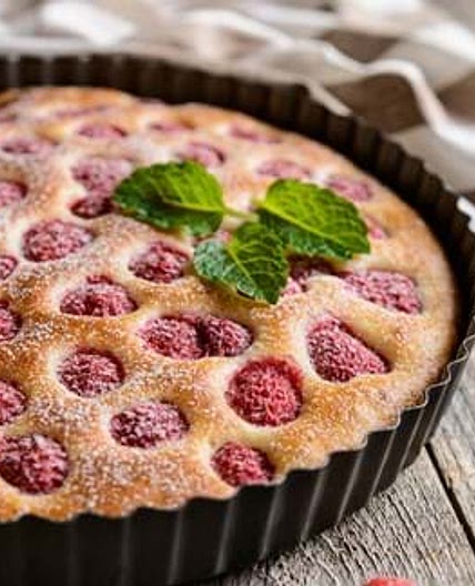 Tarte aux framboises classique