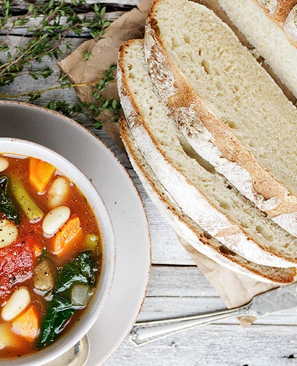 Rustic Crusty French Bread