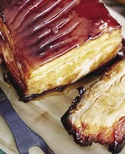 Poitrine de porc érable et calvados