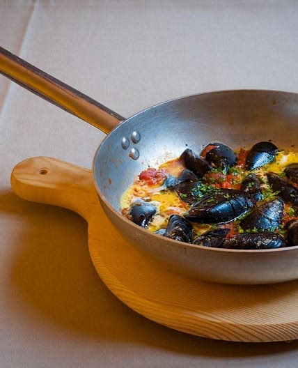Peppered Mussels at Sunset