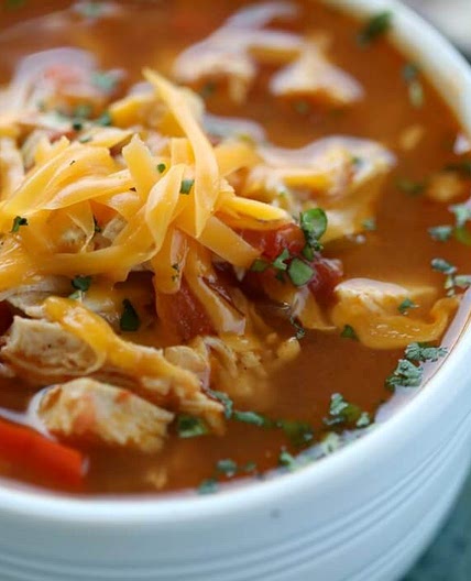 Crock Pot Chicken Fajita Soup