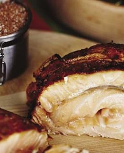 Rôti de saumon barbecue