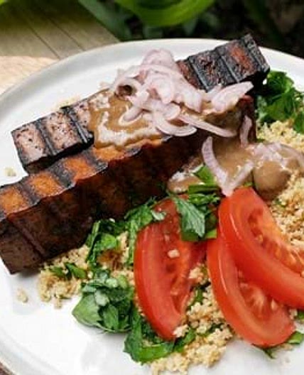 Tofu grillé à la syrienne
