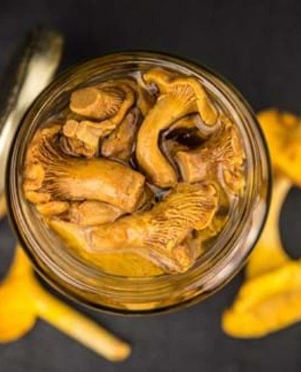 Chanterelles marinées