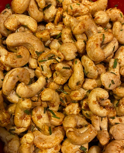 Rosemary Roasted Cashews