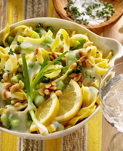 Mediterrane Zitronen-Pasta
