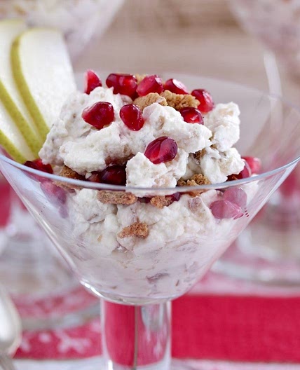 Roasted Pear Fool Crunch