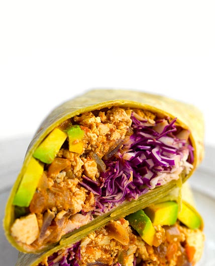 Southwest Tofu Burrito