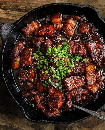 Beer Braised Pork Belly (Chinese Style)