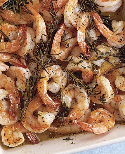 Roasted Shrimp with Rosemary and Thyme