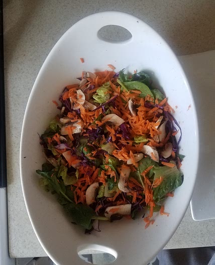 Tuesday's Dinner  Garden Salad