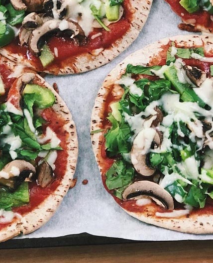 Mediterranean Pita Pizza