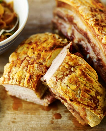 Roast pork belly