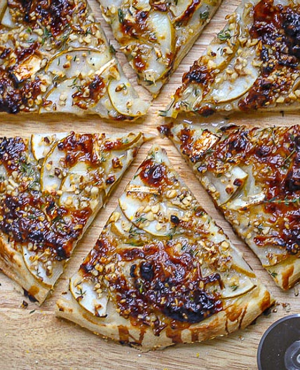 Pear and Brie Pizza
