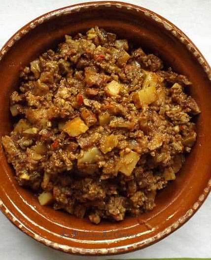 Mom's Picadillo Con Papa. Ground Beef with Potatoes