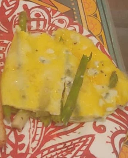 Monday"s  Breakfast ,"Asparagus Omelette