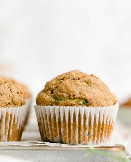 Healthy Zucchini Oatmeal Muffins