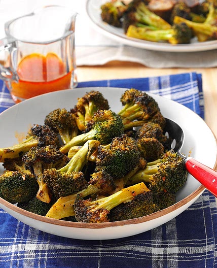 Spicy Grilled Broccoli