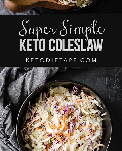 Super Simple Keto Coleslaw