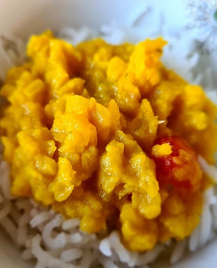 Dhal and rice - Mum's style