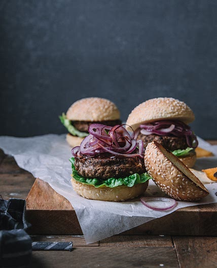 BBQ Vegan Black Bean Burger