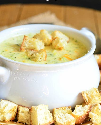 Asiago Broccoli Cheese Soup