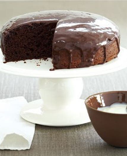 Gluten-free chocolate cake with marshmallow icing
