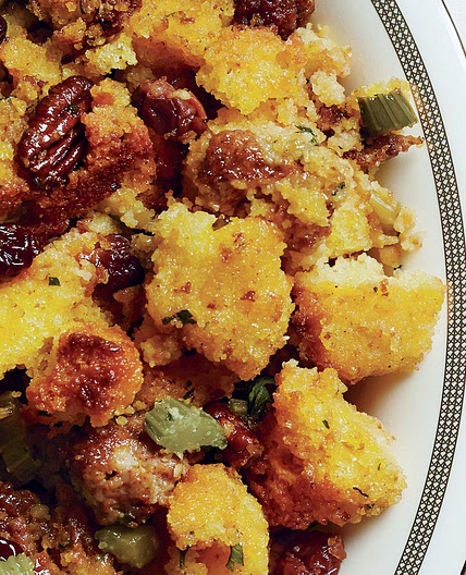 Cornbread, Chorizo, Cherry, and Pecan Stuffing