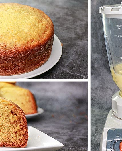 Sponge Cake In Blender | Vanilla Sponge Cake Recipe Without Oven | Yummy