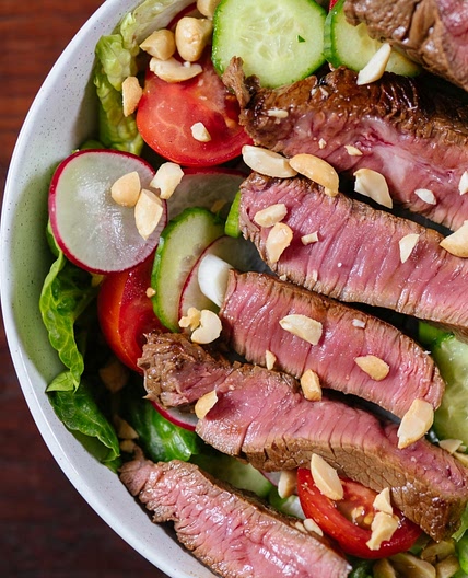 Asian Beef Salad | The Fast 800