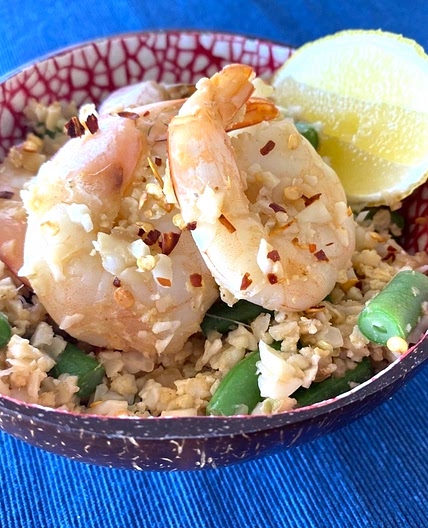 Prawn Fried Cauli Rice | The Fast 800