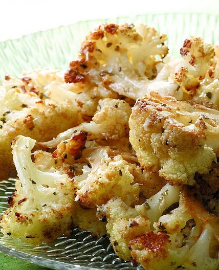 Balsamic & Parmesan Roasted Cauliflower