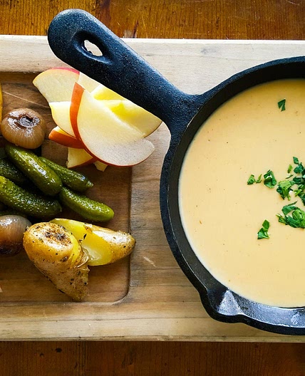 Veganes Käsefondue Rezept