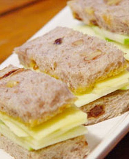 Apple and Cheddar Tea Sandwiches