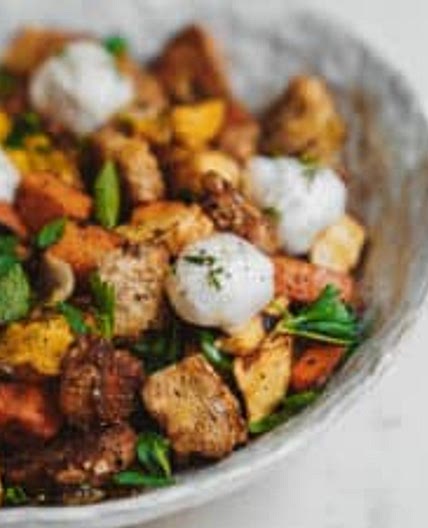 Roasted Vegetable Panzanella Salad