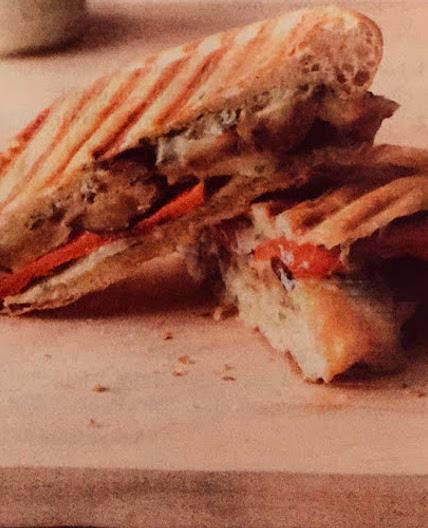 Grilled Eggplant Panini with Basil Aioli Recipe - (4/5)