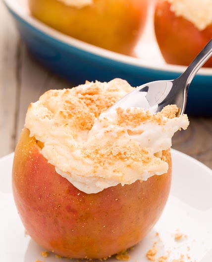 Cheesecake Stuffed Apples