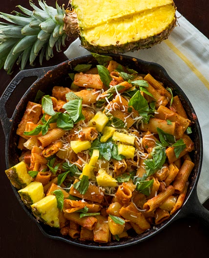 Hawaiian Pasta Skillet
