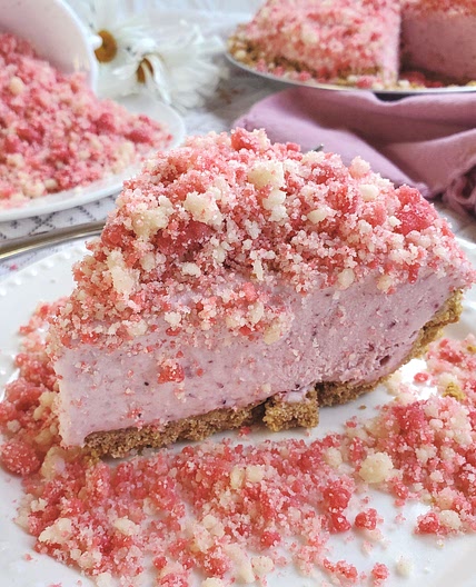 Strawberry Shortcake Freezer Pie