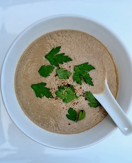 Mushroom soup for soupmaker