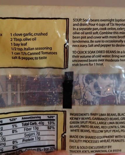 Trader Joe’s 17 Bean & Barley Soup