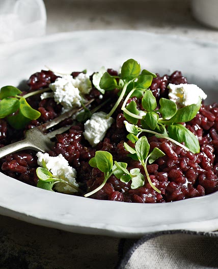 Rotwein Risotto