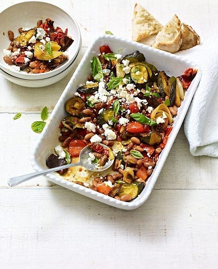 Mediterranean summer roasted vegetables