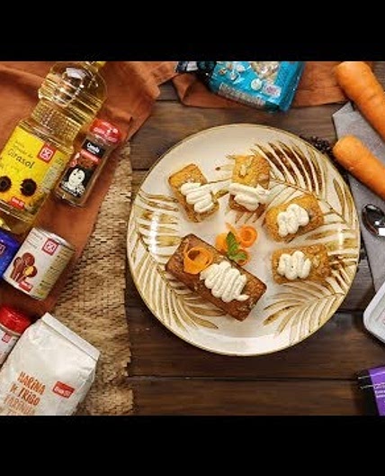 Carrot cake con crema de café