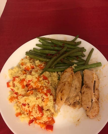 Chicken Cous cous & green beans
