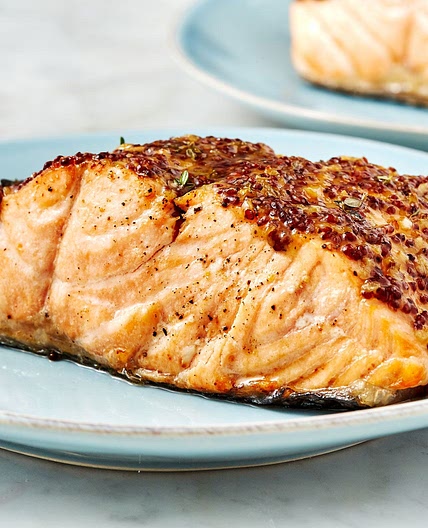 Mustard Air Fryer Salmon