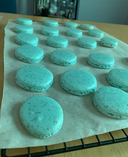 Earl Grey Macarons (shells)