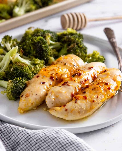 Orange Chicken Sheet Pan Dinner