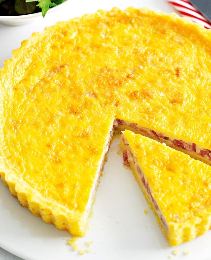 Gluten-free quiche Lorraine