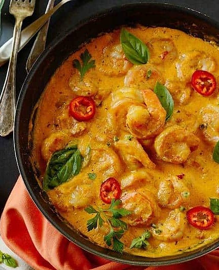 BEST Shrimp in Coconut Sauce